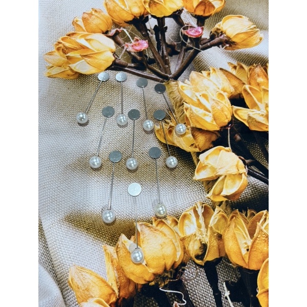 combo 10 gim cài trang trí cài áo