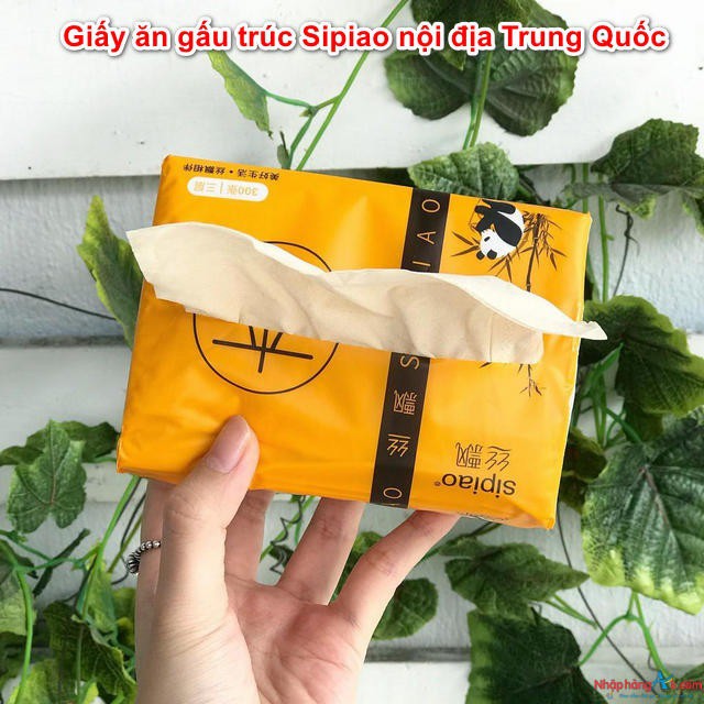 COMBO 6 GÓI GIẤY ĂN GẤU TRÚC SIPIAO SIÊU DAI