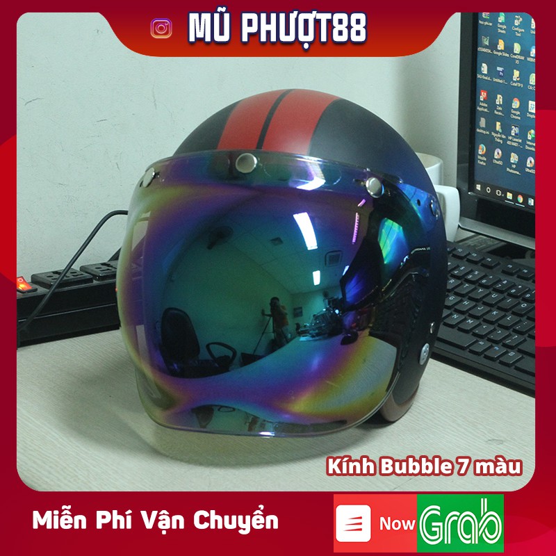 KÍNH Bulldog Bubble Shield Xanh (Kèm flipup)