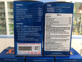 [SHOPEE TRỢ GIÁ] JEX MAX - Chai 30 viên