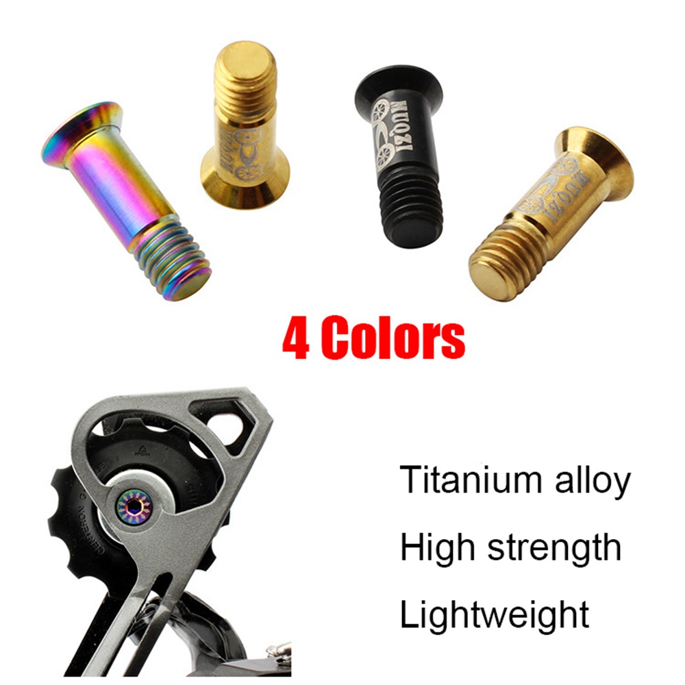 Bộ 1 / 2 Đai Kim Loại 4 Màu 16x7.7x5mm M5 Cho Xe Đạp