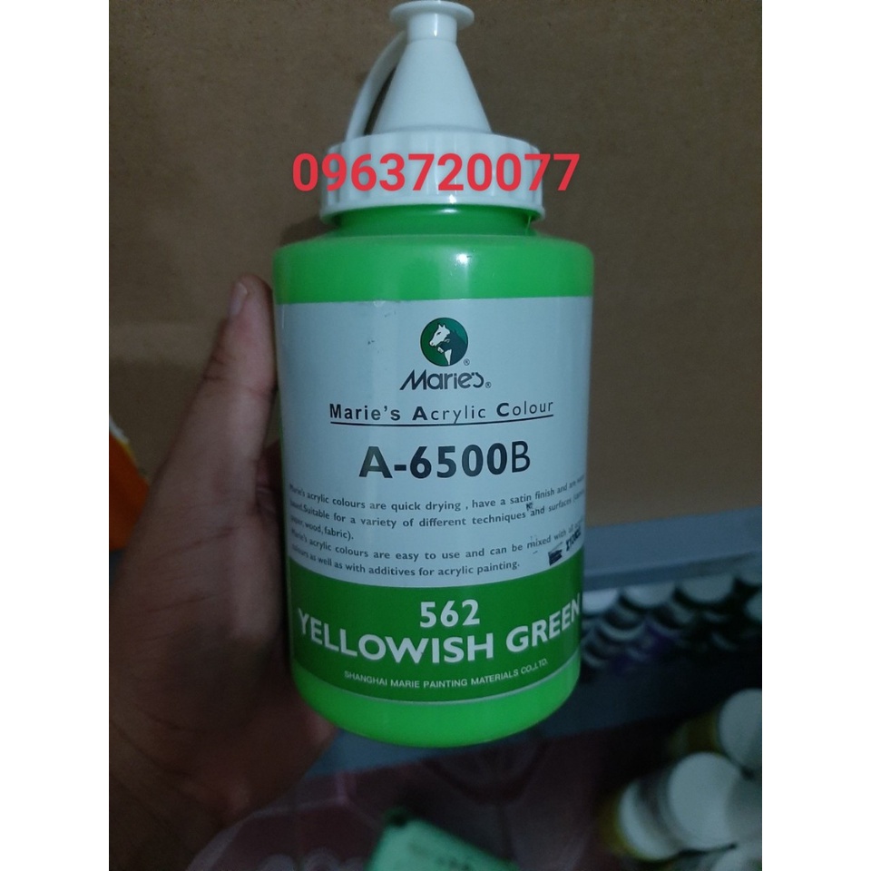 MÀU ACRYLIC MARIES VẼ NGOÀI TRỜI 500ML BÌNH VÒI