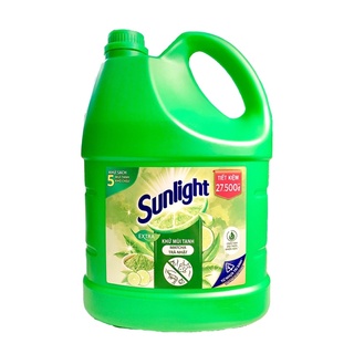 [Tân Phú] Nước rửa chén Sunlight Matcha Trà Xanh Nhật và Chanh can 3,6KG khử mùi tanh