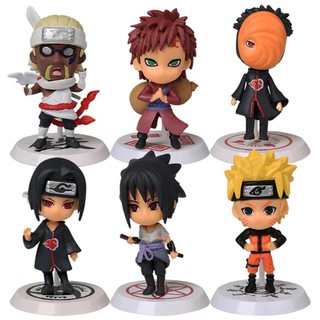 Bộ Đồ Chơi :06 Mô Hình Nhân Vật Trong Phim Hoạt Hình Naruto -Mẫu 02