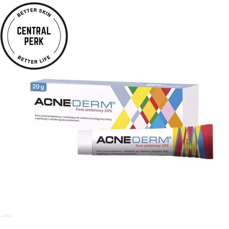 Kem Acnederm Giảm Mụn Mờ Thâm Acne Derm 20% Axit Azelaic 20g