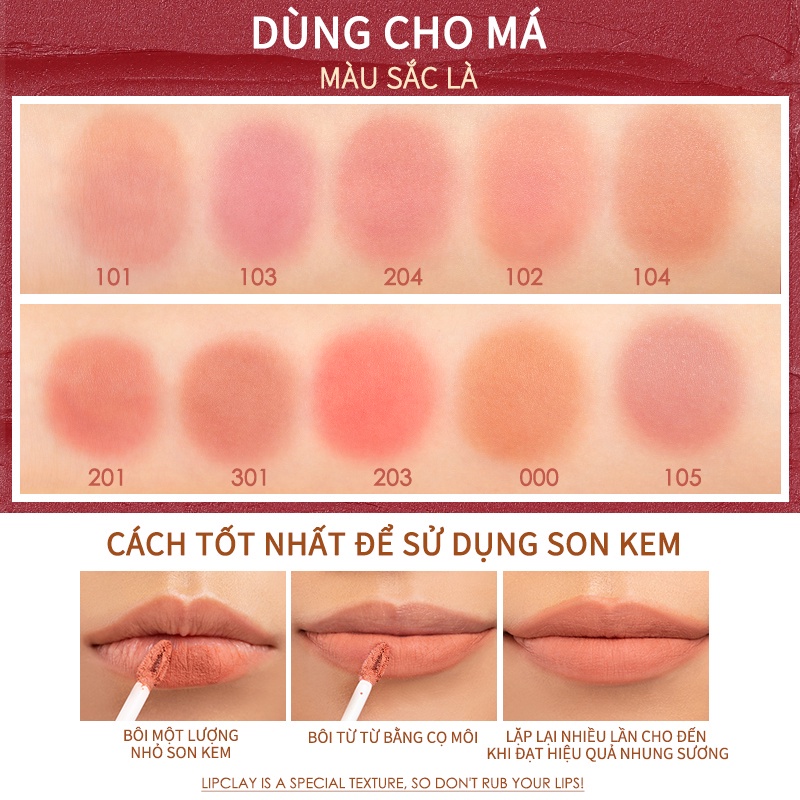 Son môi Focallure trang điểm chất nhung mềm mượt mà thời trang