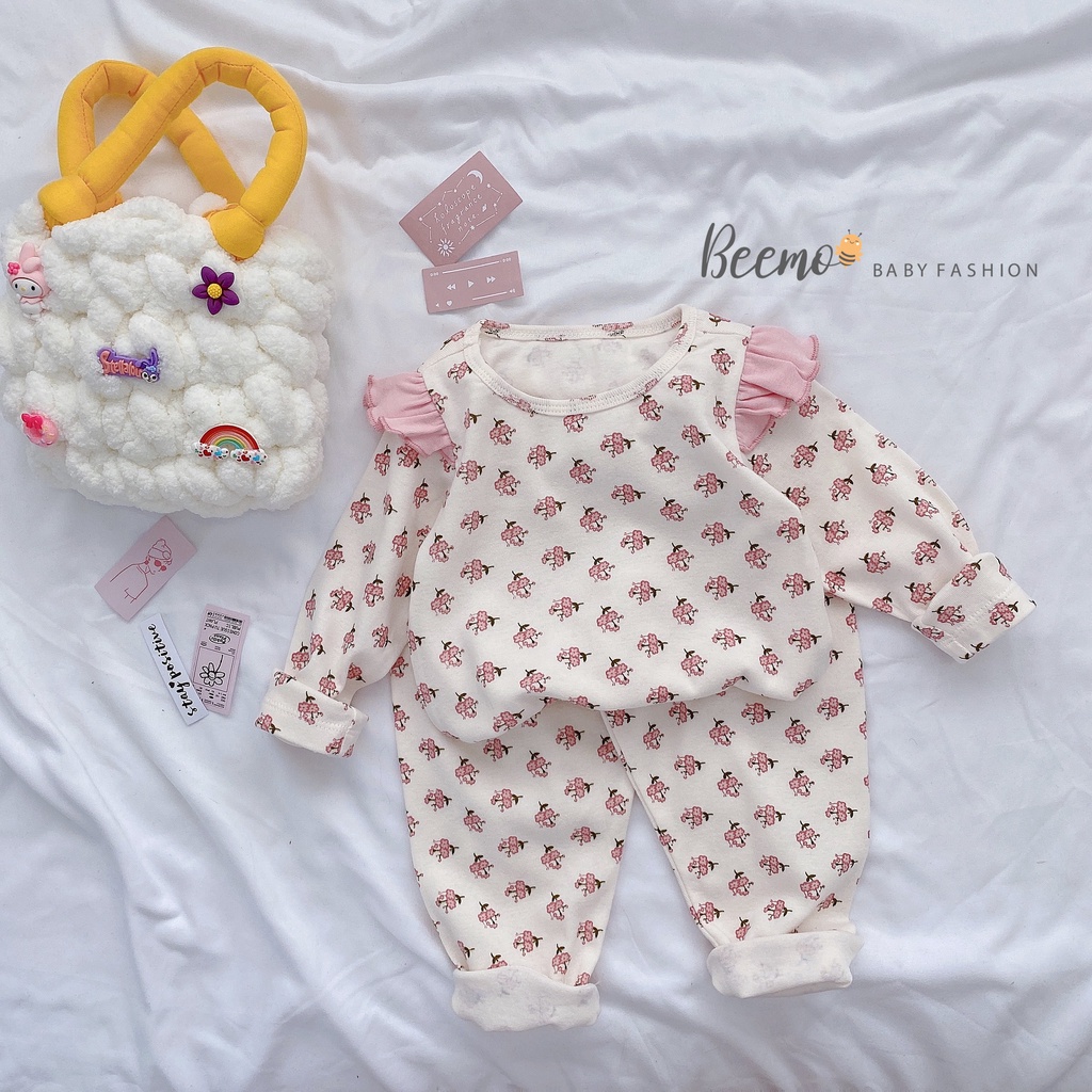 Bộ cánh tiên bé gái xinh xắn, bộ thu đông bé gái hàng đẹp bé gái Beemo