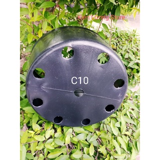 Chậu nhựa đen C10