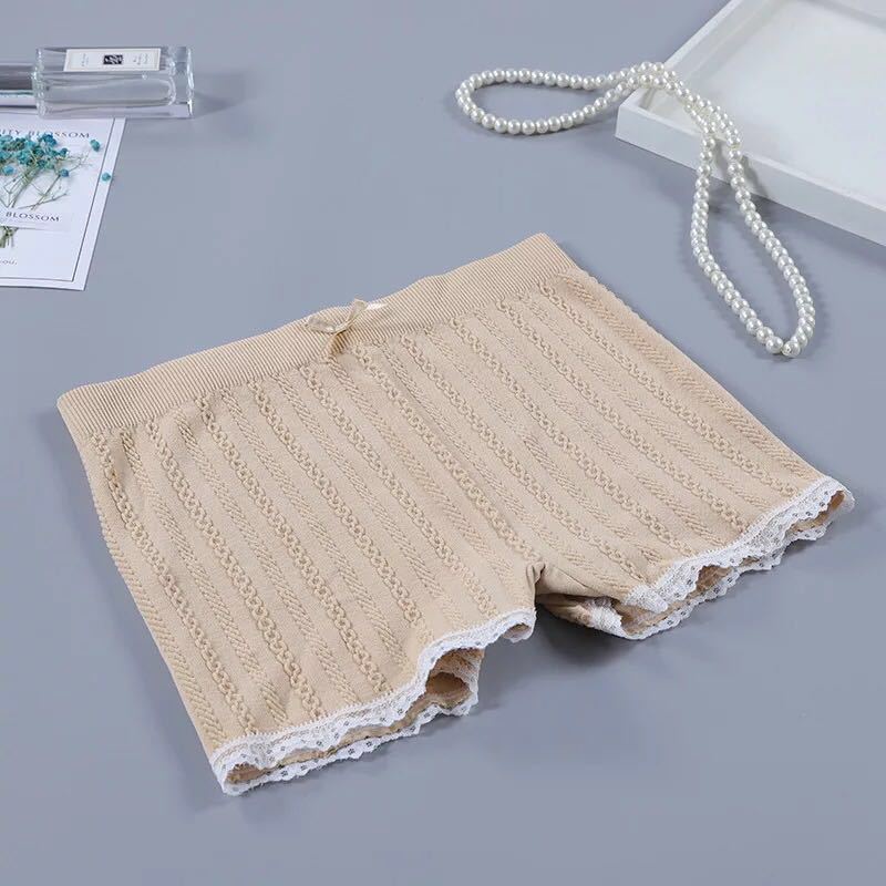 Quần Lót Boxer Không Đường May Lưng Cao Co Giãn Dành Cho Nữ