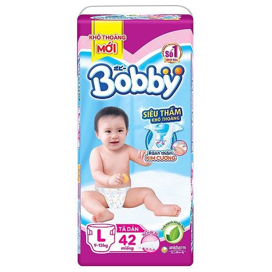 TÃ DÁN BOBBY MẪU MỚI S56/M48/L42/XL38/nb164/nb260 CHÍNH HÃNG