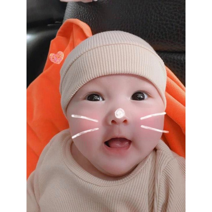 Bộ Thu Đông Cho Bé  Cao Cấp  Bộ Len Tăm Dài Tay Minky Mom Kèm Nón Củ Tỏi Siêu Ấm Cho Bé Trai Bé Gái