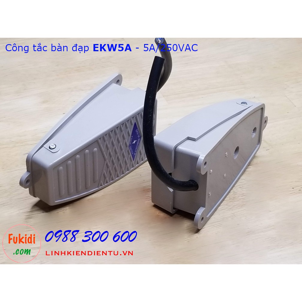 Công tắc bàn đạp EKW5A - vỏ nhựa, công suất 5A/250VAC