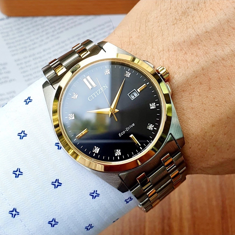 Đồng hồ nam cao cấp 𝐂𝐢𝐭𝐢𝐳𝐞𝐧 𝐄𝐜𝐨-𝐝𝐫𝐢𝐯𝐞 𝐂𝐨𝐫𝐬𝐨 𝐃𝐢𝐚𝐦𝐨𝐧𝐝  BM7107-50E chính hãng