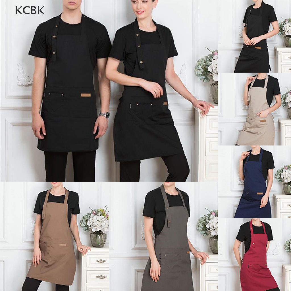 Tạp Dề Unisex Vải Bố Có Thể Điều Chỉnh Dùng Khi Làm Bếp