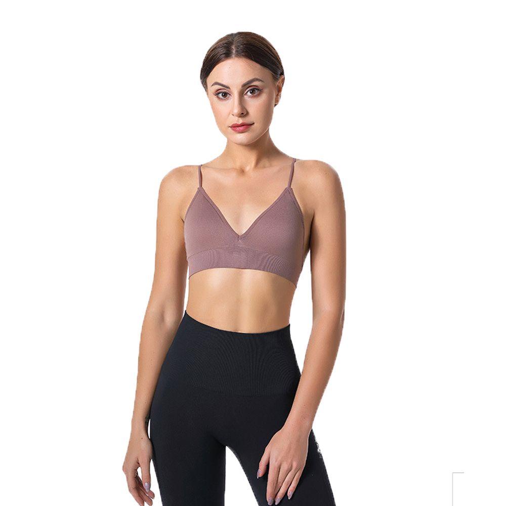 SOMEDAYZL Áo Ngực Thể Thao Nữ Không Đường May Chất Liệu Thông Thoáng