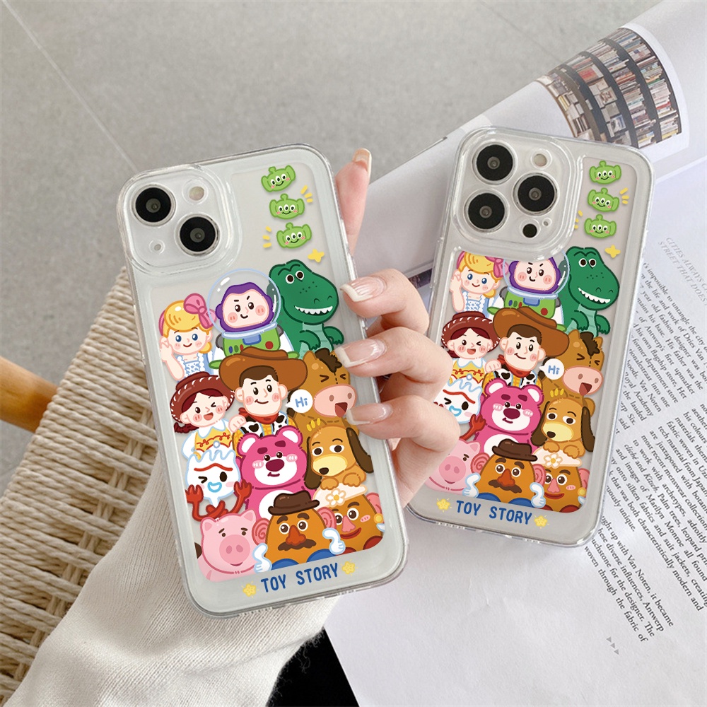 DISNEY Ốp Điện Thoại Chống Sốc Hoạt Hình Toy Story Cho iPhone 11 13 12 X XS Pro Max XR 12 13