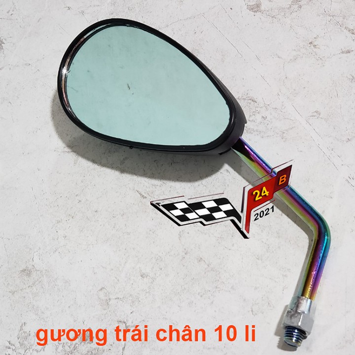 GƯƠNG TRÁI CHÂN 10 LI XI 7 MÀU - KIỂU GIỌT NƯỚC