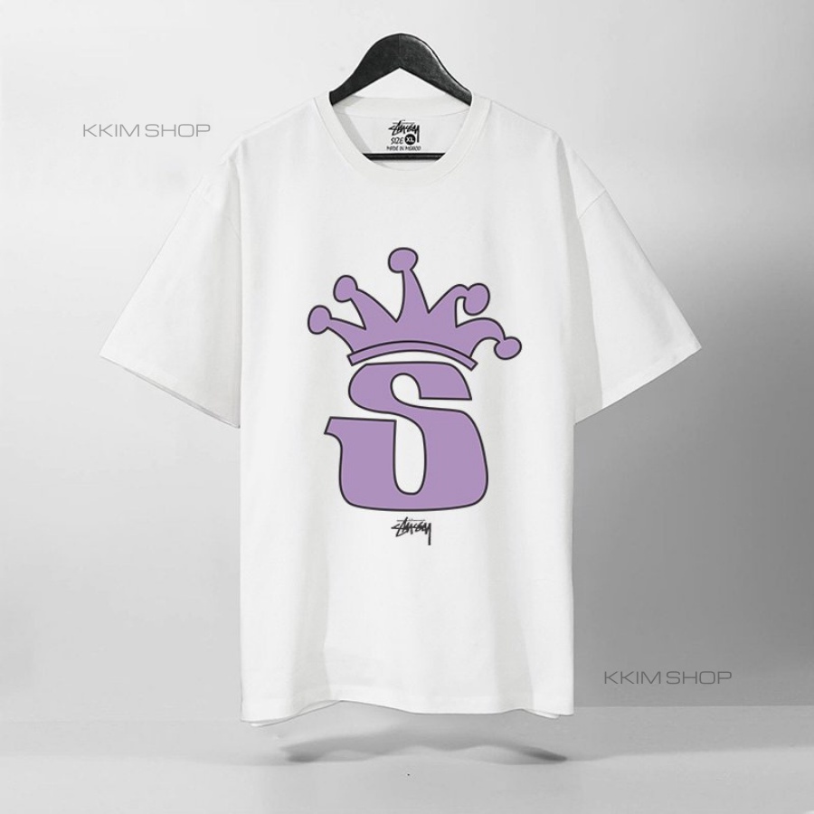 Áo Thun Tay Lỡ STUSSY, áo phông unisex Form rộng oversize, chất liệu Cotton. KKIMShop