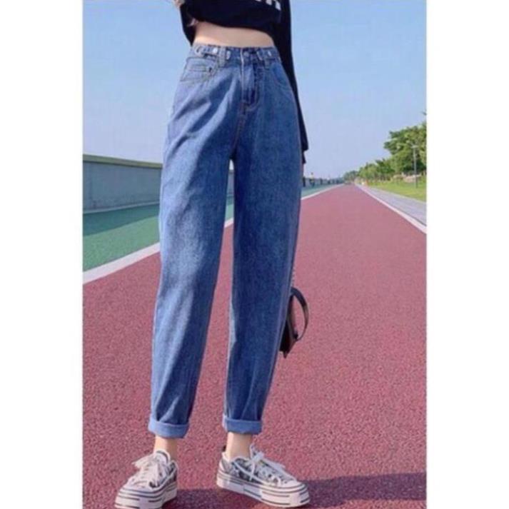 Quần jean bò baggy nữ cạp cao hàng Quảng Châu phong cách Hàn Quốc sành điệu style  2022 #SKShop #SKShop22 #SK