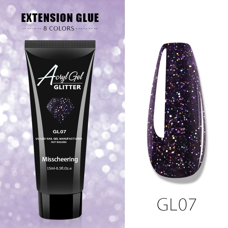 [Hàng mới về] Gel sơn móng tay UV Acrylic ALEX kim tuyến lấp lánh không gây đau 15ml | BigBuy360 - bigbuy360.vn