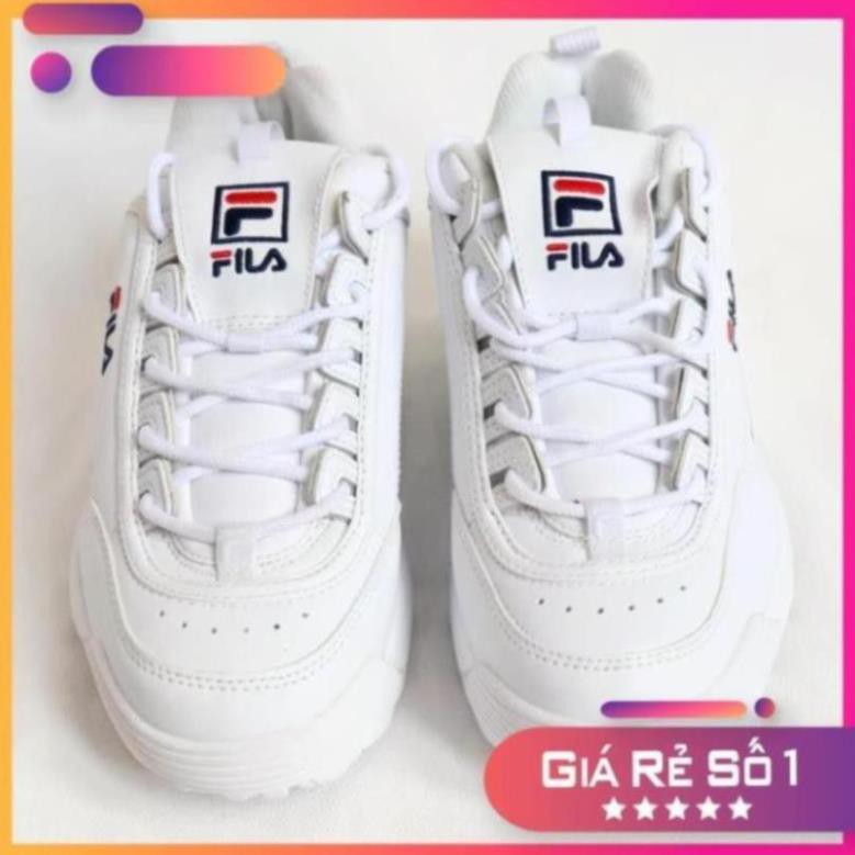 [Sale 3/3] Giày FILA Disruptor 2 Nam nữ Màu Trắng Hàng Chính Hãng NoBox - 1010262 Sale 11 -op1 " az