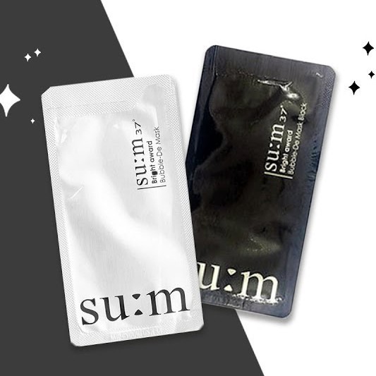 combo 10 Mặt Nạ Thải Độc SUM 37 Bright Award Bubble-De Mask