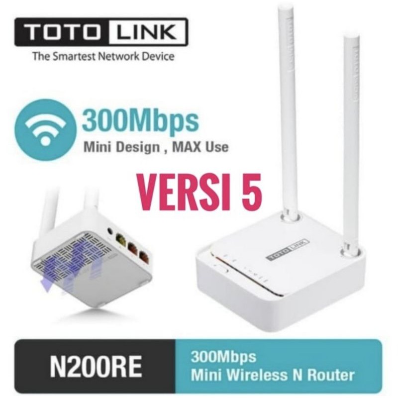 Bộ Định Tuyến Không Dây Totolink N200Re V5 Phiên Bản 5 N300 | BigBuy360 - bigbuy360.vn