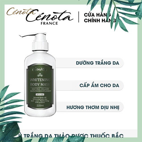 Ủ trắng toàn thân Cénota, ủ trắng da thảo dược thuốc bắc | BigBuy360 - bigbuy360.vn