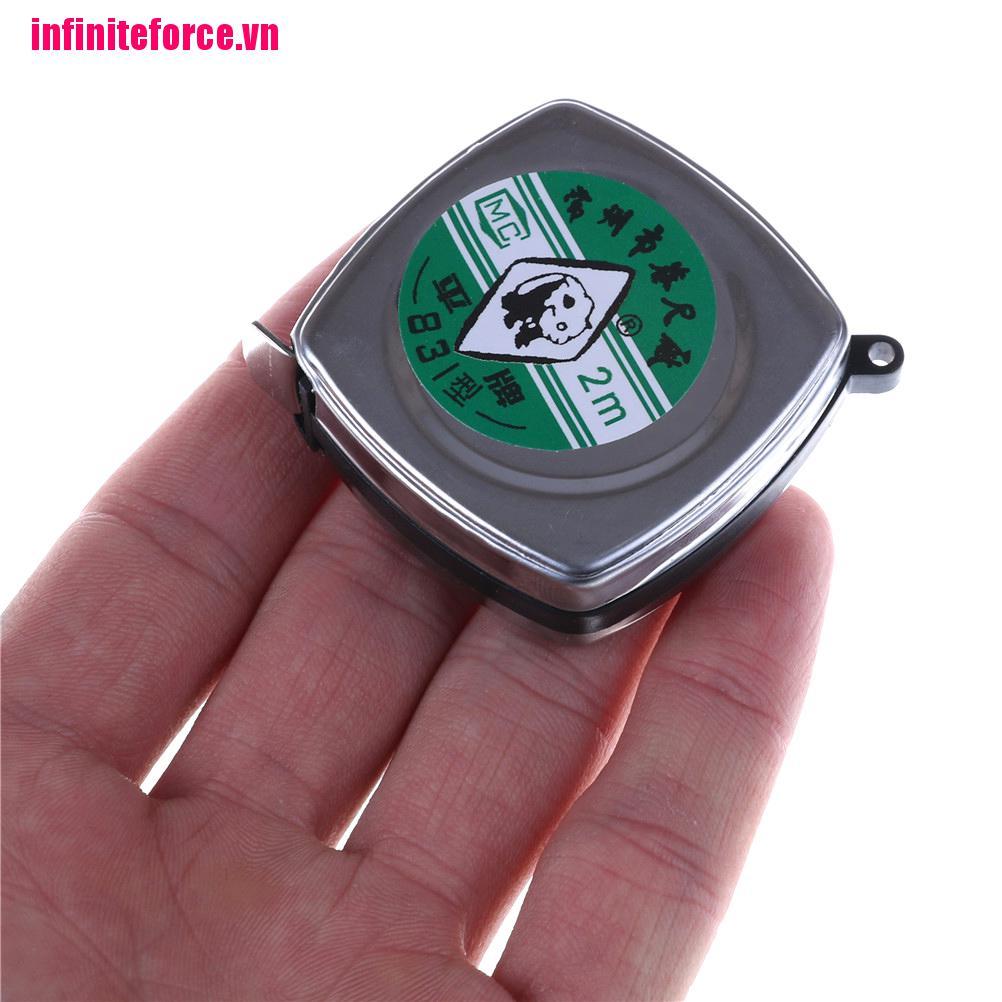 Thước Dây Mini Bằng Kim Loại Tiện Dụng