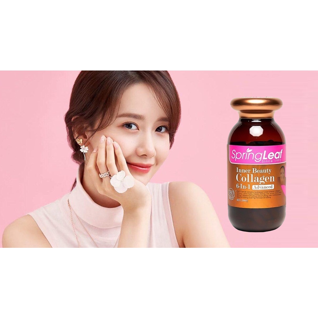 Viên uống Collagen SpringLeaf 6in1 Inner Beauty của Úc - 180 viên