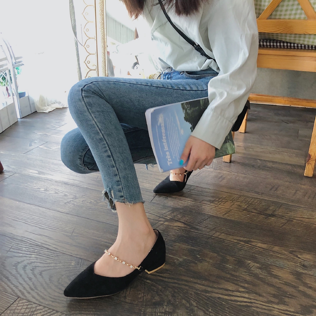 [ Mã 66CBSALE giảm 30K đơn 200K] Giày kiểu chữ V gợi cảm dành cho nữ | BigBuy360 - bigbuy360.vn