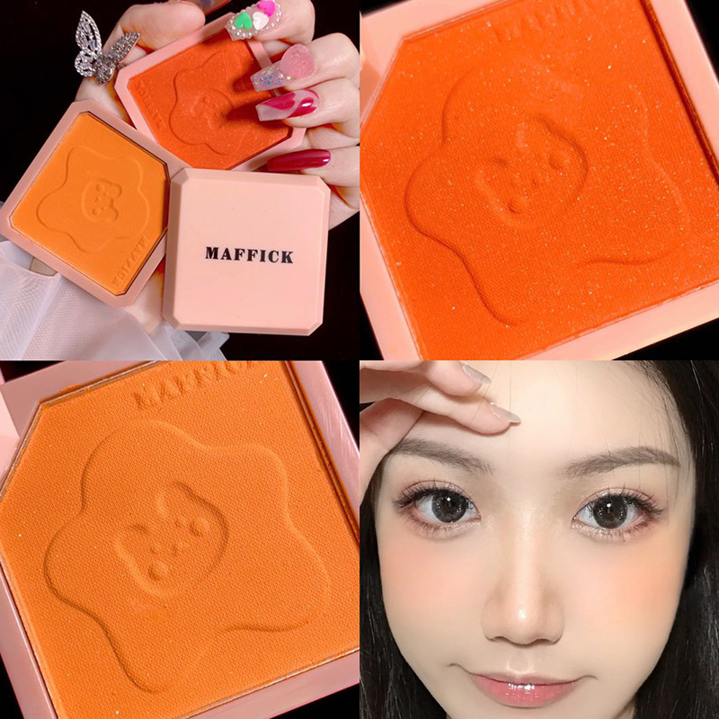 (Hàng Mới Về) Phấn Má Hồng Hai Lớp Màu Cam Máu Cam | BigBuy360 - bigbuy360.vn