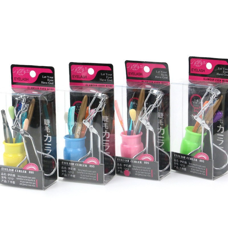 Bộ đồ chuyên dụng để trang điểm cho mi mắt gồm 7 dụng cụ có tên Eyelash Curler -Hàng nhập khẩu | BigBuy360 - bigbuy360.vn