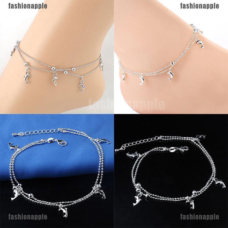 Vòng đeo chân hình cá heo xinh xắn | BigBuy360 - bigbuy360.vn