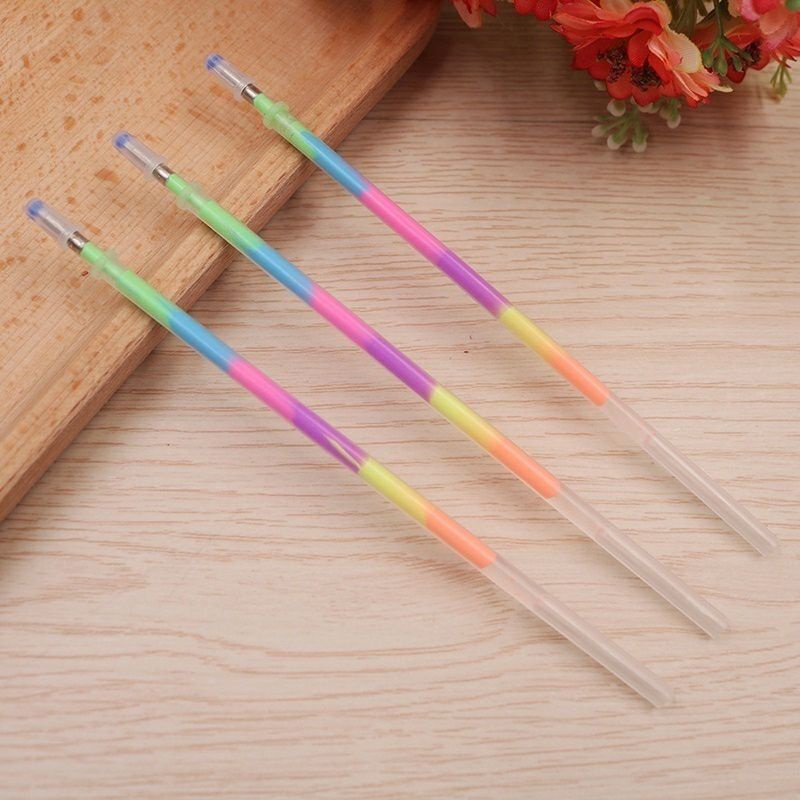 Ruột bút mực màu cầu vồng kute