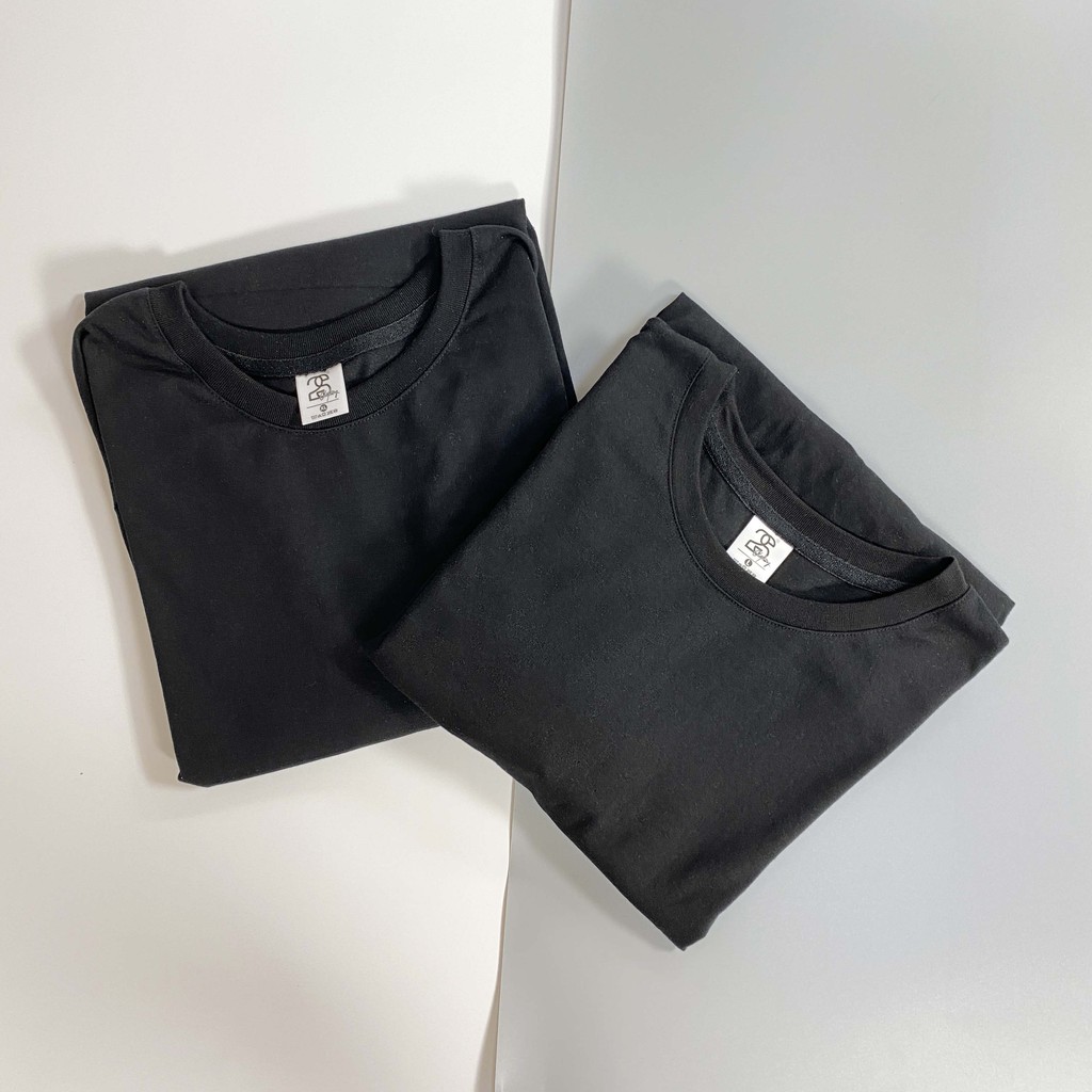 [Mã FAMAYWA giảm 10K đơn 50K] Áo Thun Trơn Dáng Unisex 2S Clothing Cao Cấp Màu Đen | BigBuy360 - bigbuy360.vn