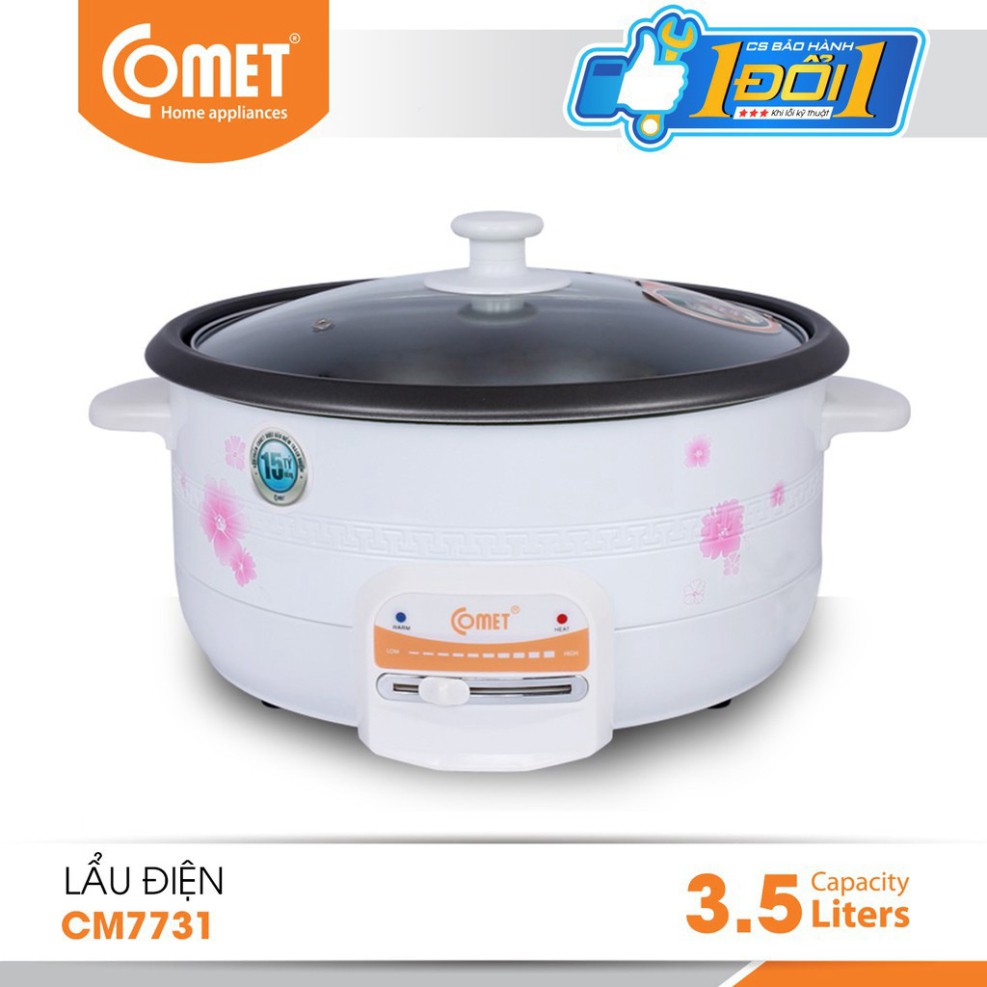 MI1 Nồi lẩu điện Comet CM7731NP (3.5L) 58 FGH4