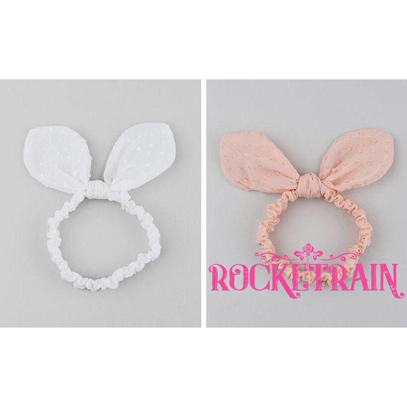 Khăn đeo đầu thắt nơ xinh xắn cho bé gái