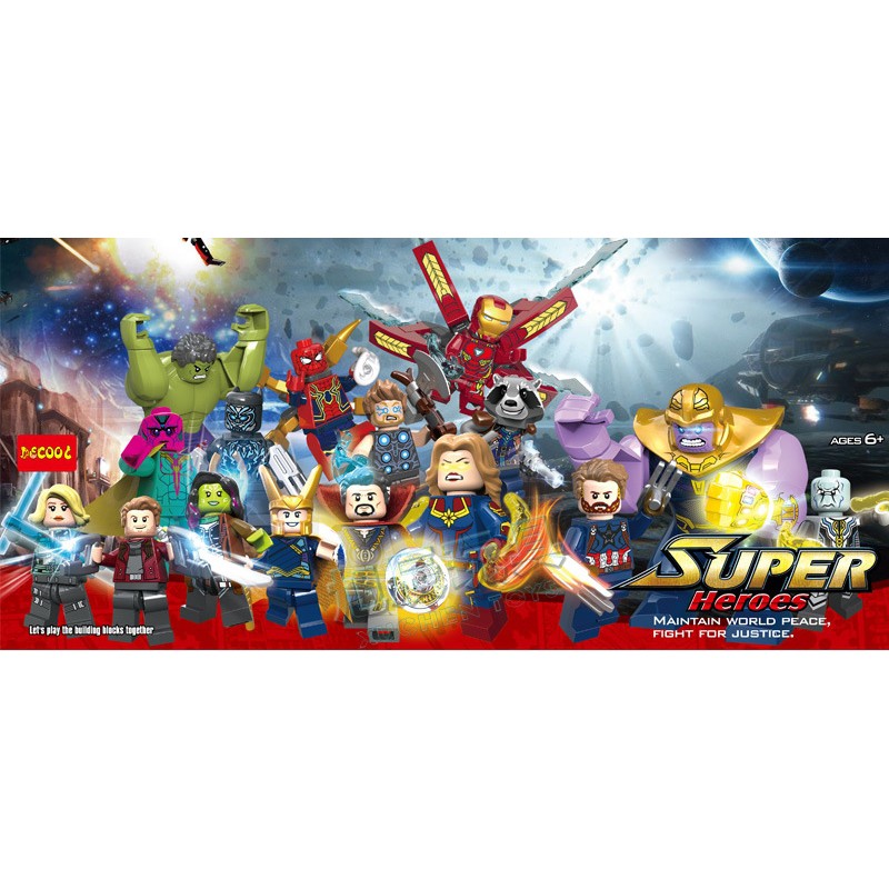 Mô hình Big Figures lego Avenger ác nhân Thanos - 8002