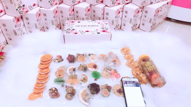 Combo 60 gói Detox giảm cân thanh nhiệt giá ưu đãi (KO kèm bình).