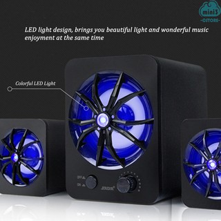 Loa Máy Tính Có Đèn Led Sada D-207