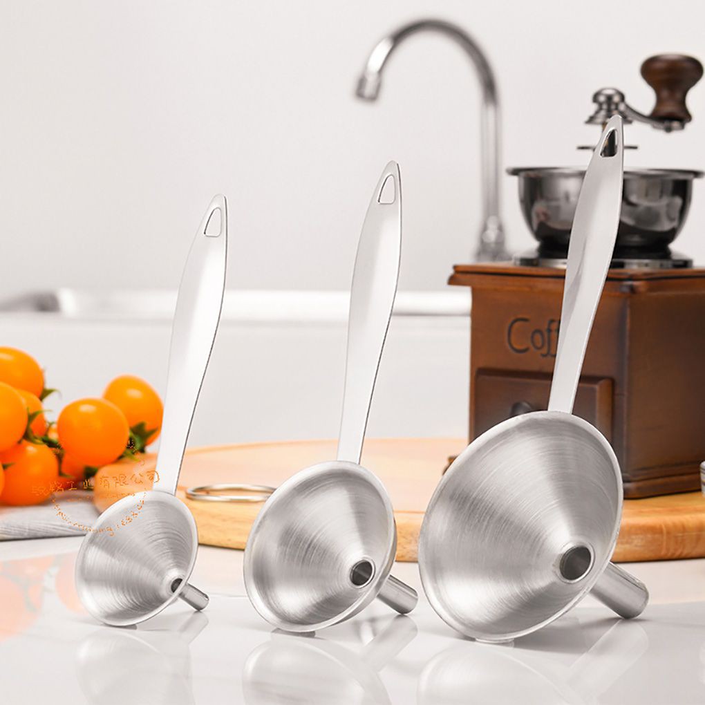Set 3 phễu inox kích thước khác nhau tiện dụng