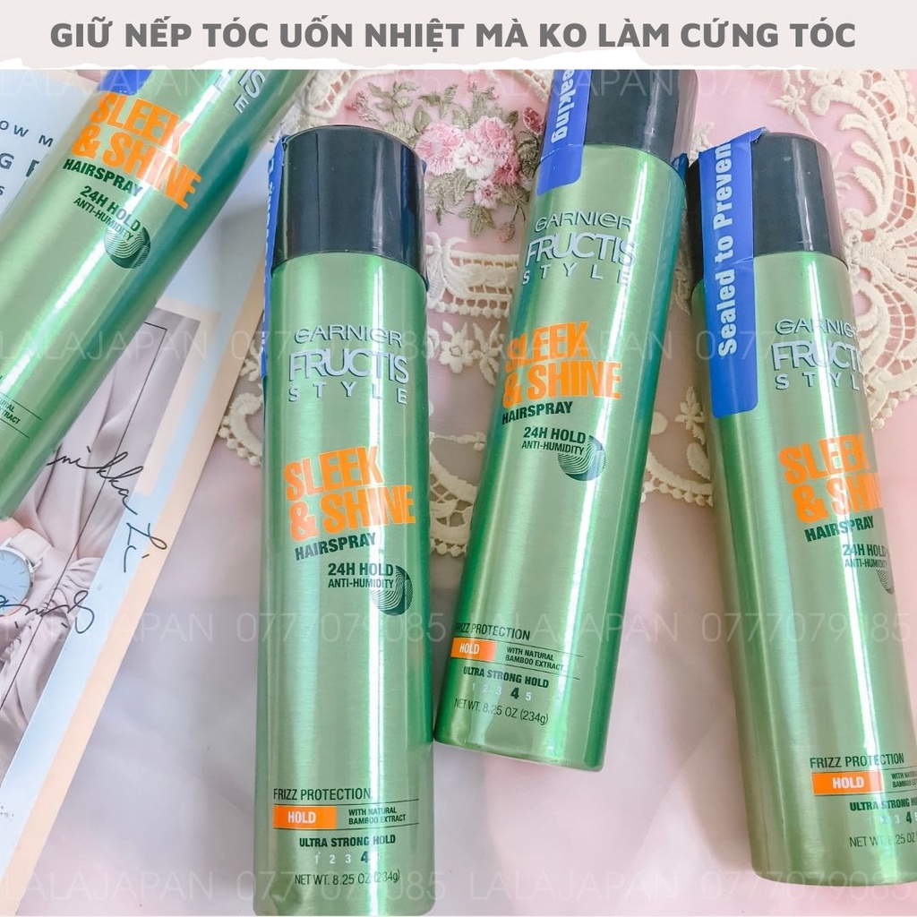 HAIRSPRAY KHÓA NẾP PHỦ BÓNG 24H + XỊT CÁCH NHIỆT DƯỠNG KERATIN | BigBuy360 - bigbuy360.vn