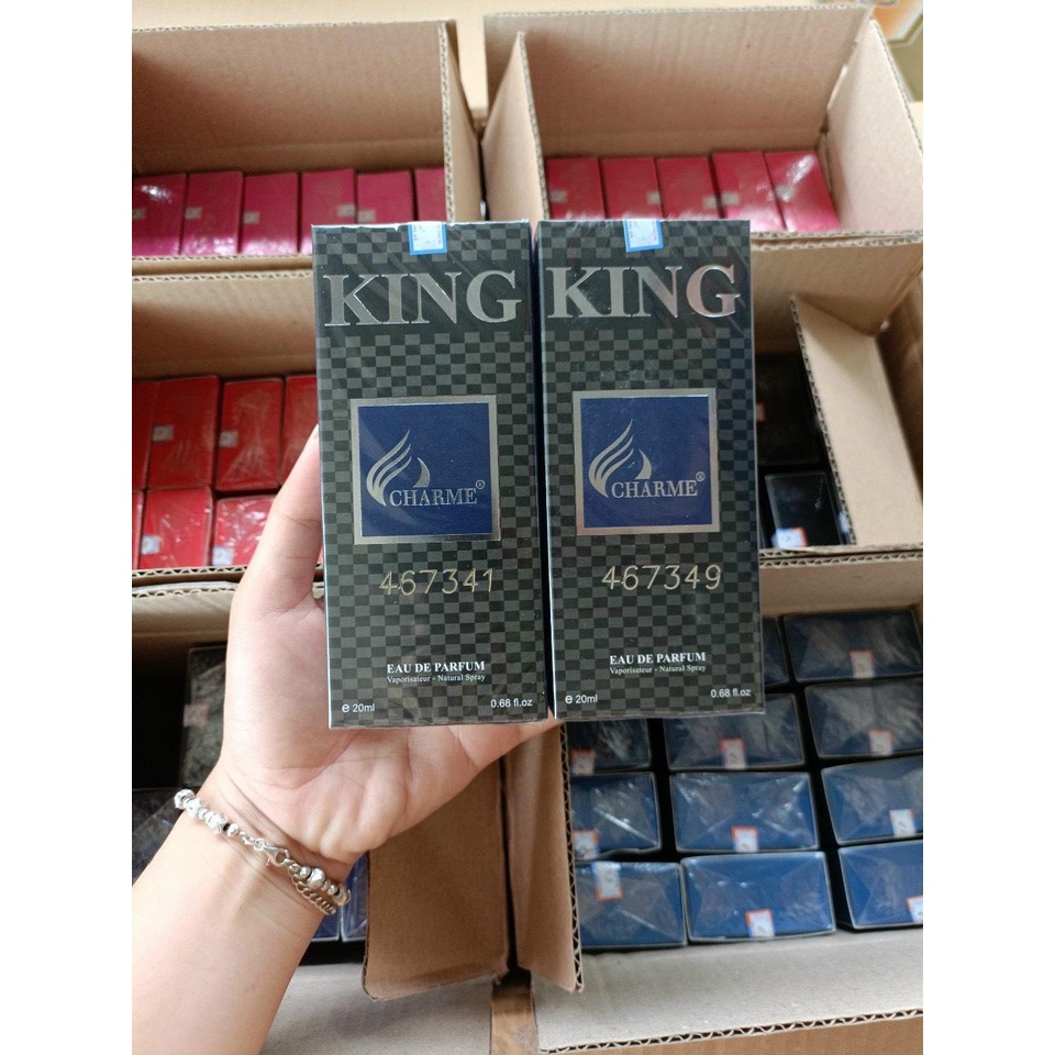 Nước hoa Nam Charme King 20ml nam tính mạnh mẽ cá tính