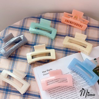 Kẹp tóc nữ phong cách hàn quốc càng cua Bingold kiểu dáng vuông nhiều màu trong độc đáo, xinh xắn mẫu mới 2021
