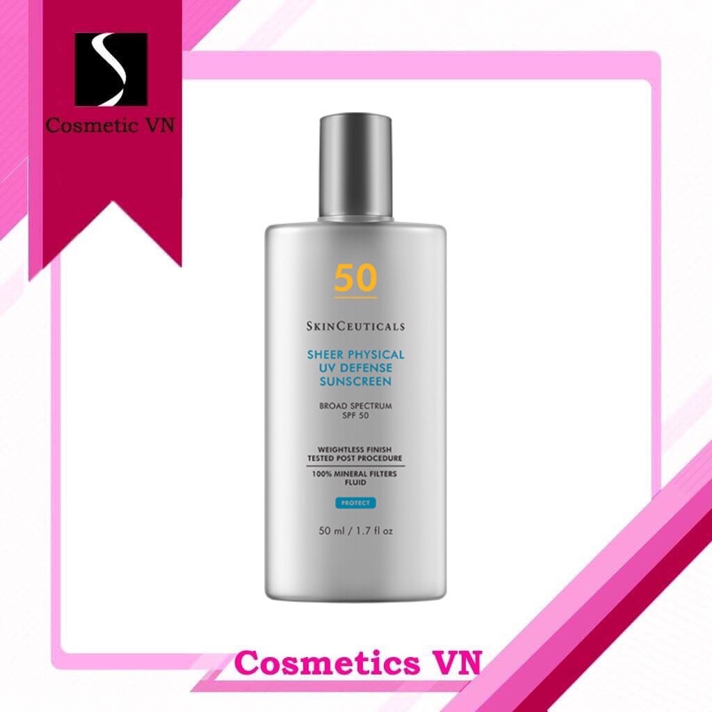 Kem chống nắng SkinCeuticals Physical Fusion / Sheer Physical UV Defense SPF 50