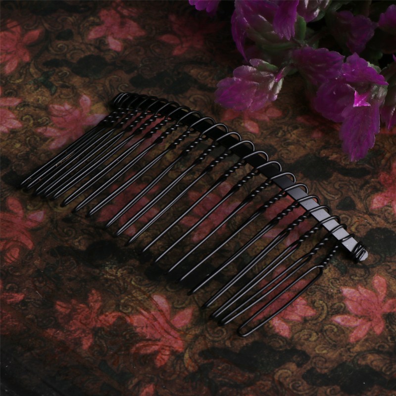 Lược cài tóc cô dâu bằng kim loại 20 chấu độc đáo