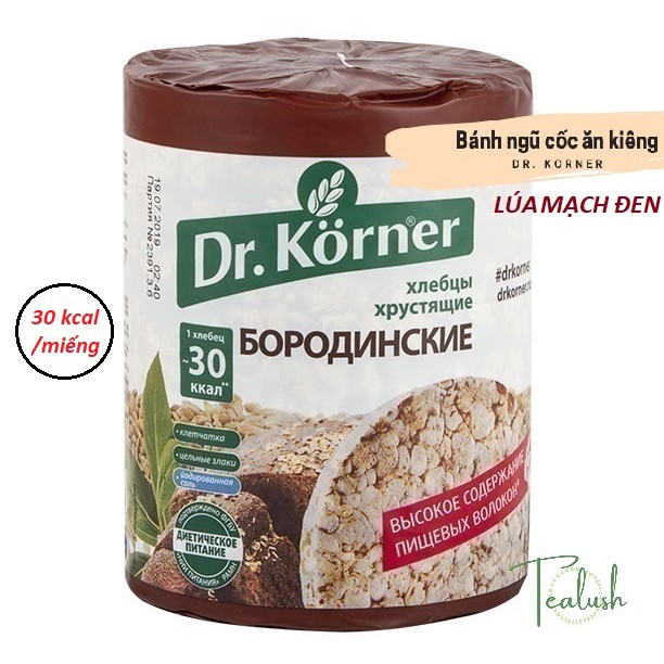 BÁNH NGŨ CỐC ĂN KIÊNG DR KORNER - LÚA MẠCH ĐEN