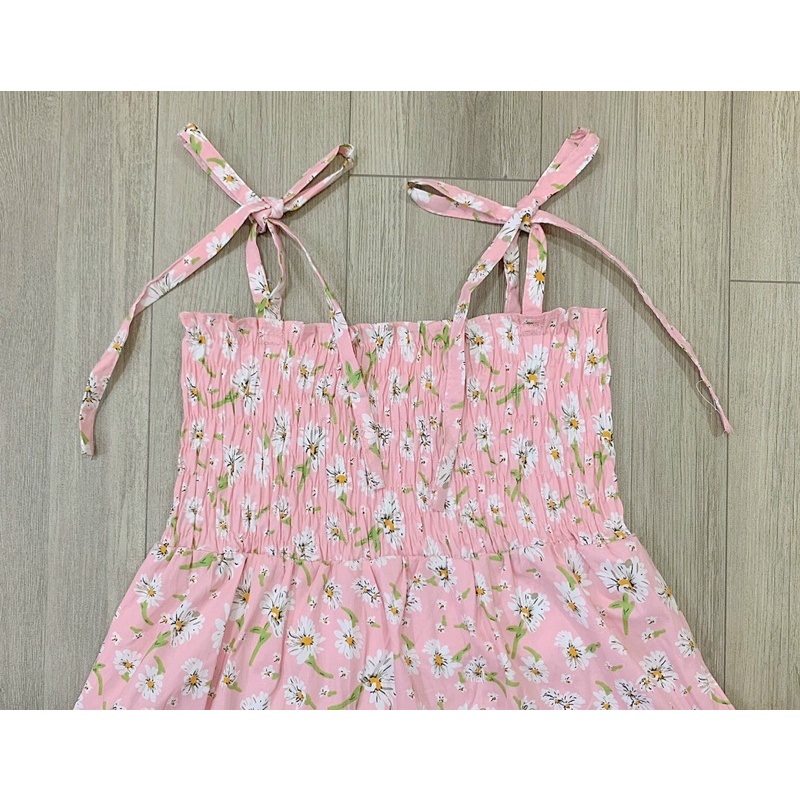 Váy maxi smock 2 dây-HÀNG SALE KO ĐỔI TRẢ