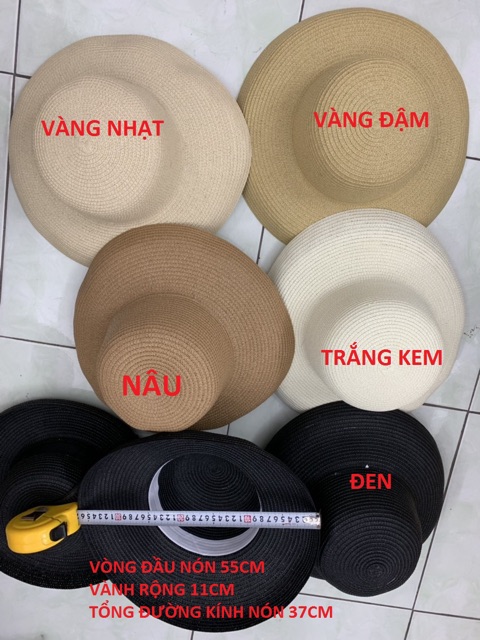 Mũ Cói Chuông Nơ Jussy Fashion Nón Cói Lồng Đèn Hội An Vintage Kiểu Dáng Mũ Rộng Vành Đi Biển (KÈM HỘP ĐỰNG SẢN PHẨM)